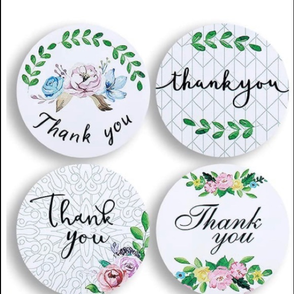 100 ~1.5β Thank You Boutique Stickers πππ 2 Rolls For $16 (Bundle & Save) - Picture 10 of 12